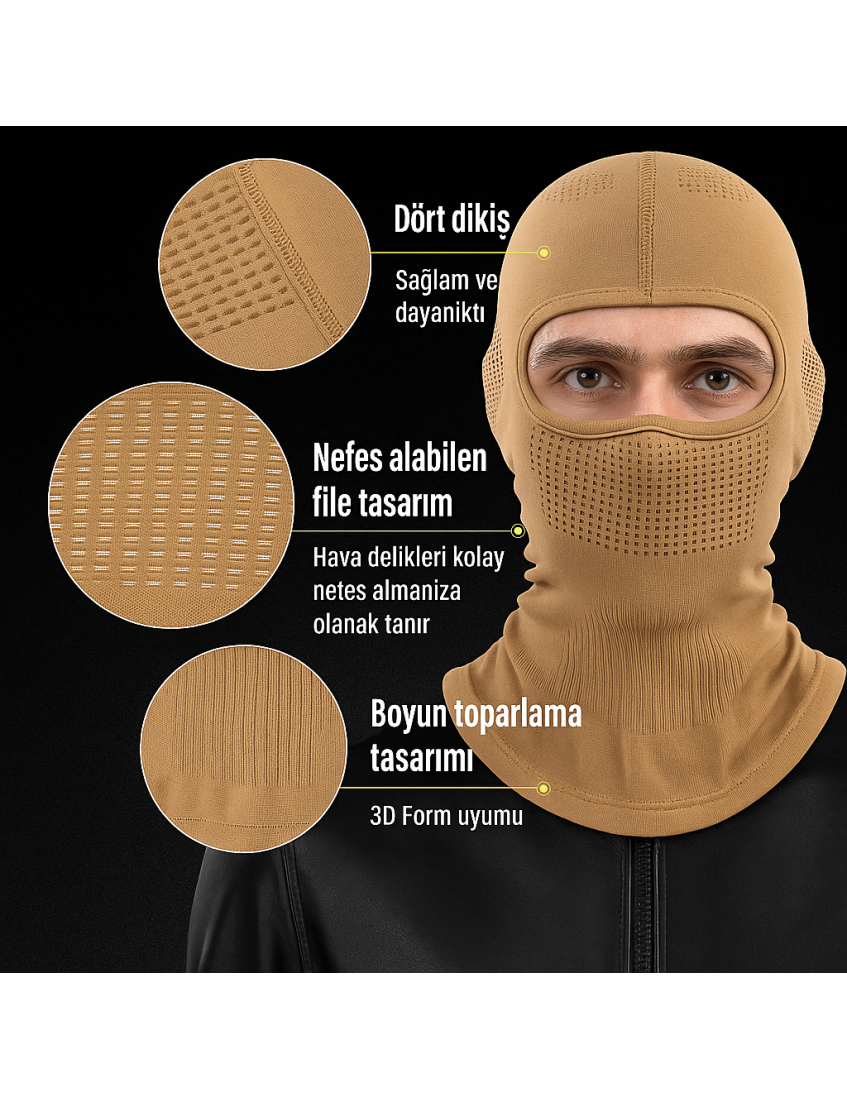3’lü Balaklava Maske Seti (Siyah – Bej – Haki) | %100 Polyester, Seamless, Nefes Alabilir – Unisex Outdoor & Taktik Kullanım 3’lü Balaklava Maske Seti (Siyah – Bej – Haki) | %100 Polyester, Seamless, Nefes Alabilir – Unisex Outdoor & Taktik Kullanım