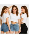Beyaz Kadın Oversize Crop Top Modelleri | Headwear Kalitesi ve Şıklığı |İpek Apre Beyaz Kadın Oversize Crop Top Modelleri | Headwear Kalitesi ve Şıklığı |İpek Apre