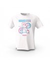 Beyaz Nameless Teddy Bear Baskılı Tasarım Unisex Pamuk Tişört