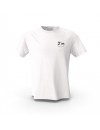 Beyaz Im Sırt ve Göğüs Detay Tasarım Baskılı  Unisex Pamuk Tişört