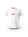 Beyaz Sabrediyor Sabır Taşı  Tasarım Baskılı  Unisex Pamuk Tişört