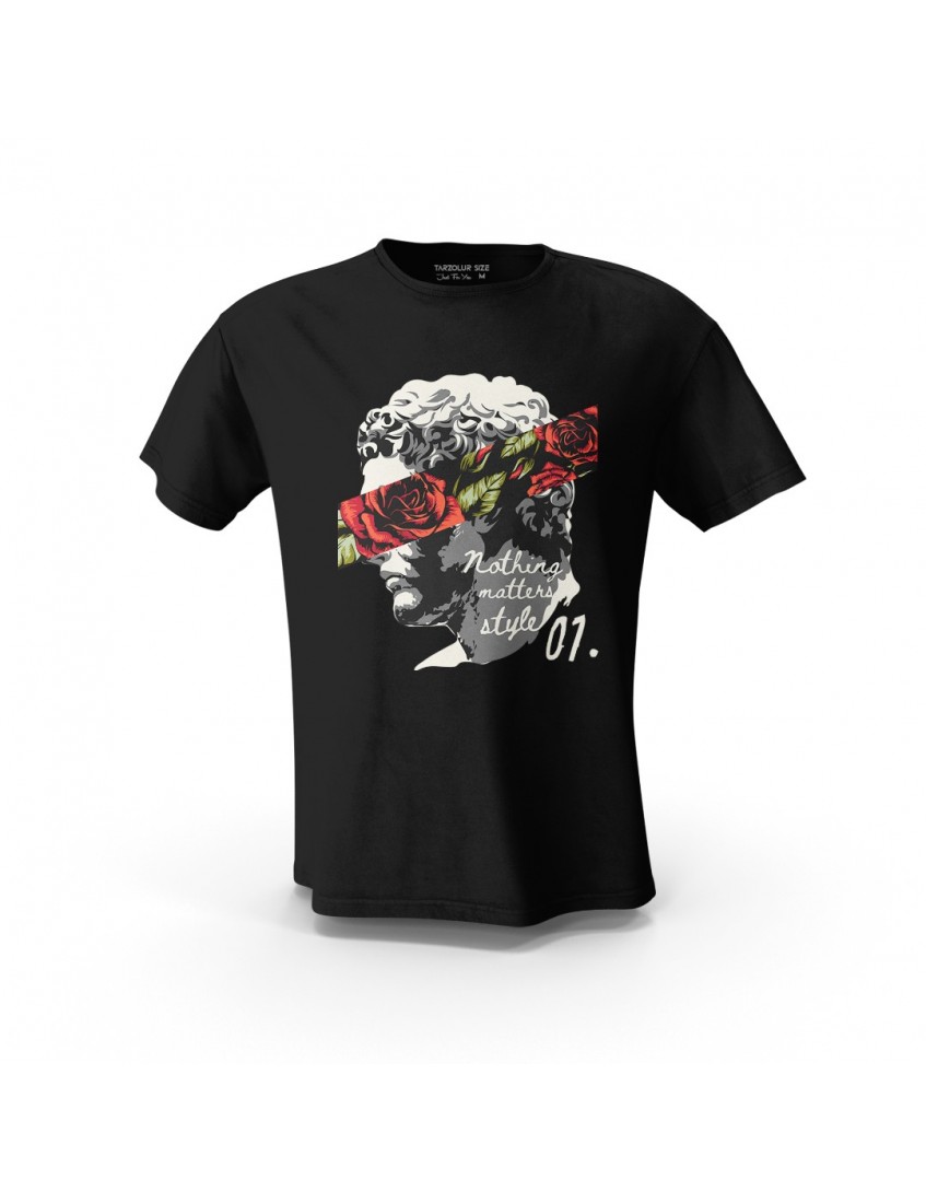 Siyah Noting Style NW Fs  Tasarım Baskılı Unisex Pamuk Tişört