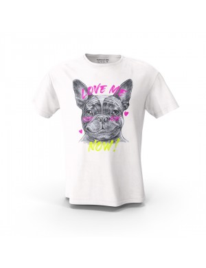  Beyaz Love Me Now Dx  Unisex Pamuk Tişört 