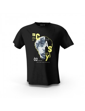  Siyah Classy Strive X Tasarım Baskılı Unisex Pamuk Tişört