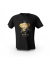 Siyah Resist Do Not Comply Teddy Bear Tasarım Baskılı Unisex Pamuk Tişört
