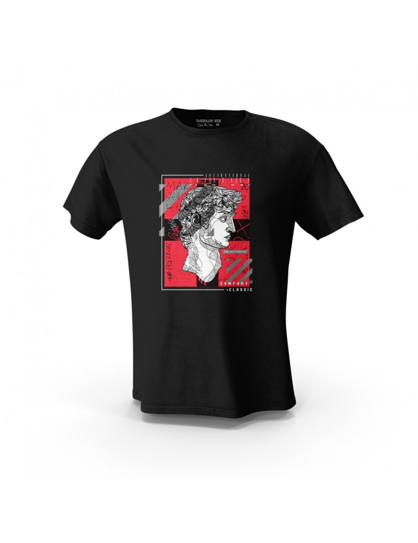 Siyah Company Classic XX Tasarım Baskılı Unisex Pamuk Tişört