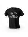 Siyah Stay Ride V3 Motosiklet Tişört Tasarım Baskılı Unisex Pamuk Tişört