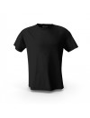 Siyah Baykus Sırt Baskılı Tasarım Unisex Pamuk Tişört