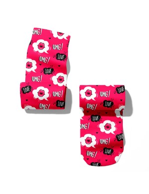 KADIN Baskılı Soket Çorap BDKSOKET007