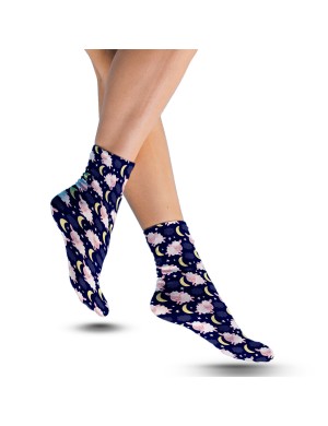 KADIN Baskılı Soket Çorap BDKSOKET008