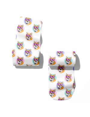 KADIN Baskılı Soket Çorap BDKSOKET013