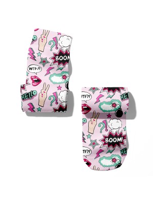 KADIN Baskılı Soket Çorap BDKSOKET017