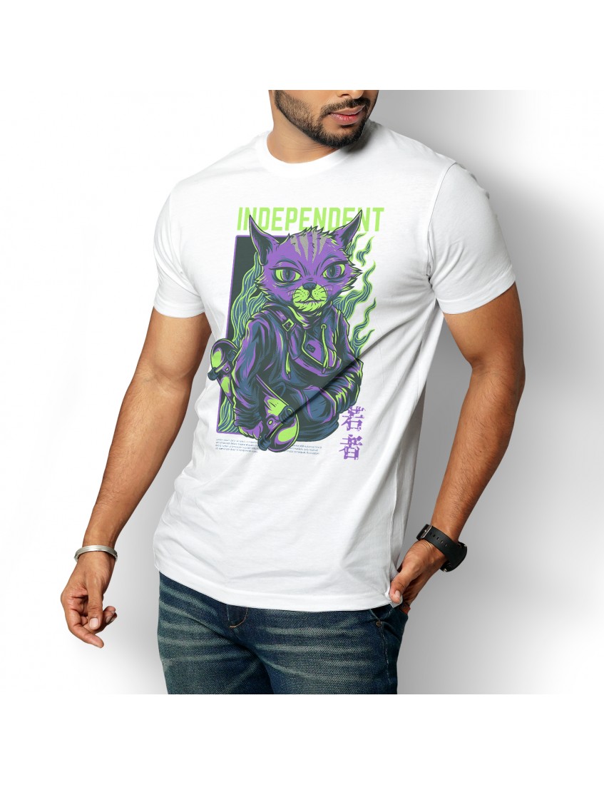 INDEPENDENT V1 Unisex Pamuk Tişört BDKTISORT034 INDEPENDENT V1 Unisex Pamuk Tişört BDKTISORT034