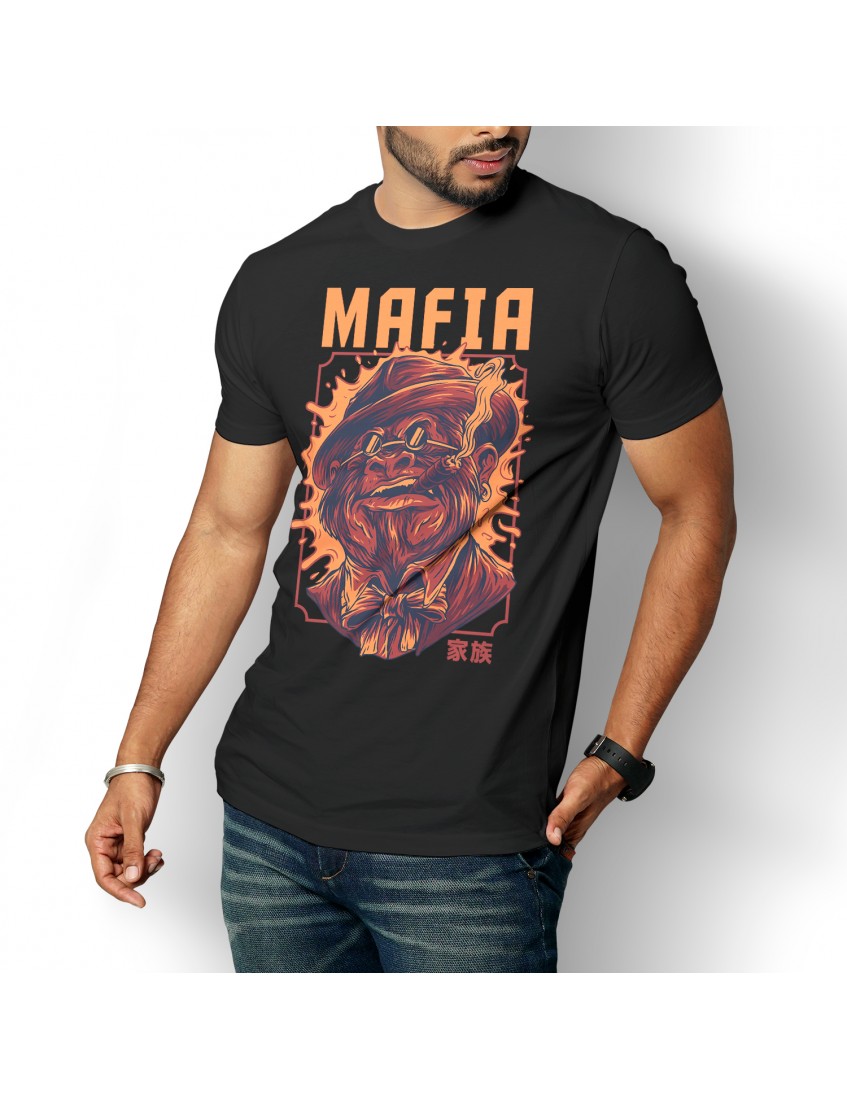 MAFIA GORILLA V3  Unisex  Pamuk Tişört BDKTISORT039