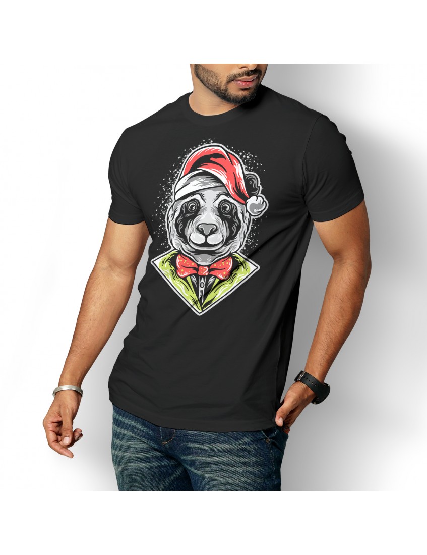 NEW YEAR BEAR  Unisex  Pamuk Tişört BDKTISORT076