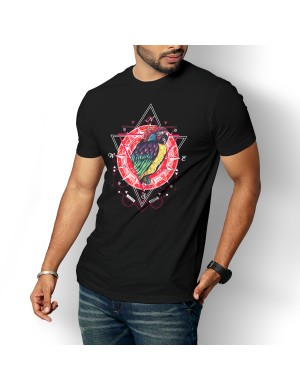 Rd Compass Parrot Unisex  Pamuk Tişört BDKTISORT106