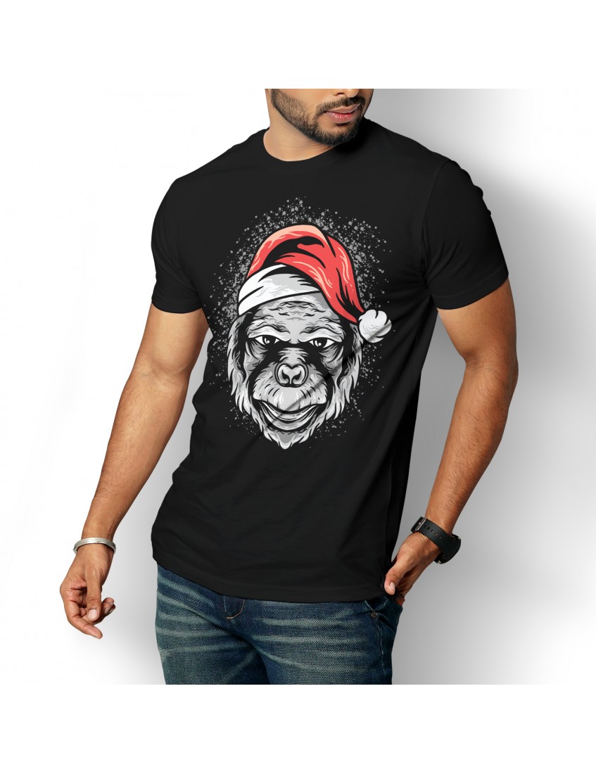 New Year Monkey GRF Unisex  Pamuk Tişört BDKTISORT118
