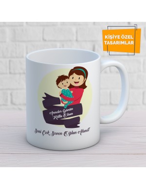 ANNELER GÜNÜ  BASKILI KUPA BARDAK BDKKUPA042 ANNELER GÜNÜ  BASKILI KUPA BARDAK BDKKUPA042