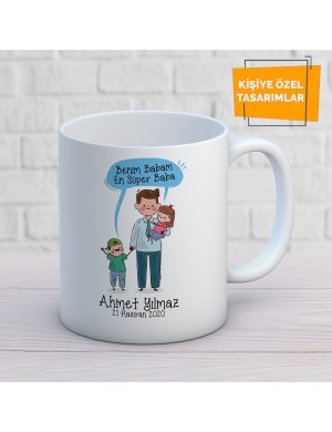 BABALAR GÜNÜ  BASKILI KUPA BARDAK BDKKUPA110