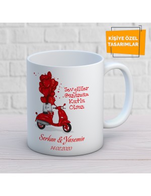 SEVGİLİLER GÜNÜNE  ÖZEL KUPA BARDAK BDKKUPA457
