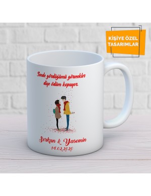 SEVGİLİLER GÜNÜNE  ÖZEL KUPA BARDAK BDKKUPA492