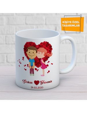 SEVGİLİLER GÜNÜNE  ÖZEL KUPA BARDAK BDKKUPA507