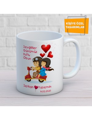 SEVGİLİLER GÜNÜNE  ÖZEL KUPA BARDAK BDKKUPA520