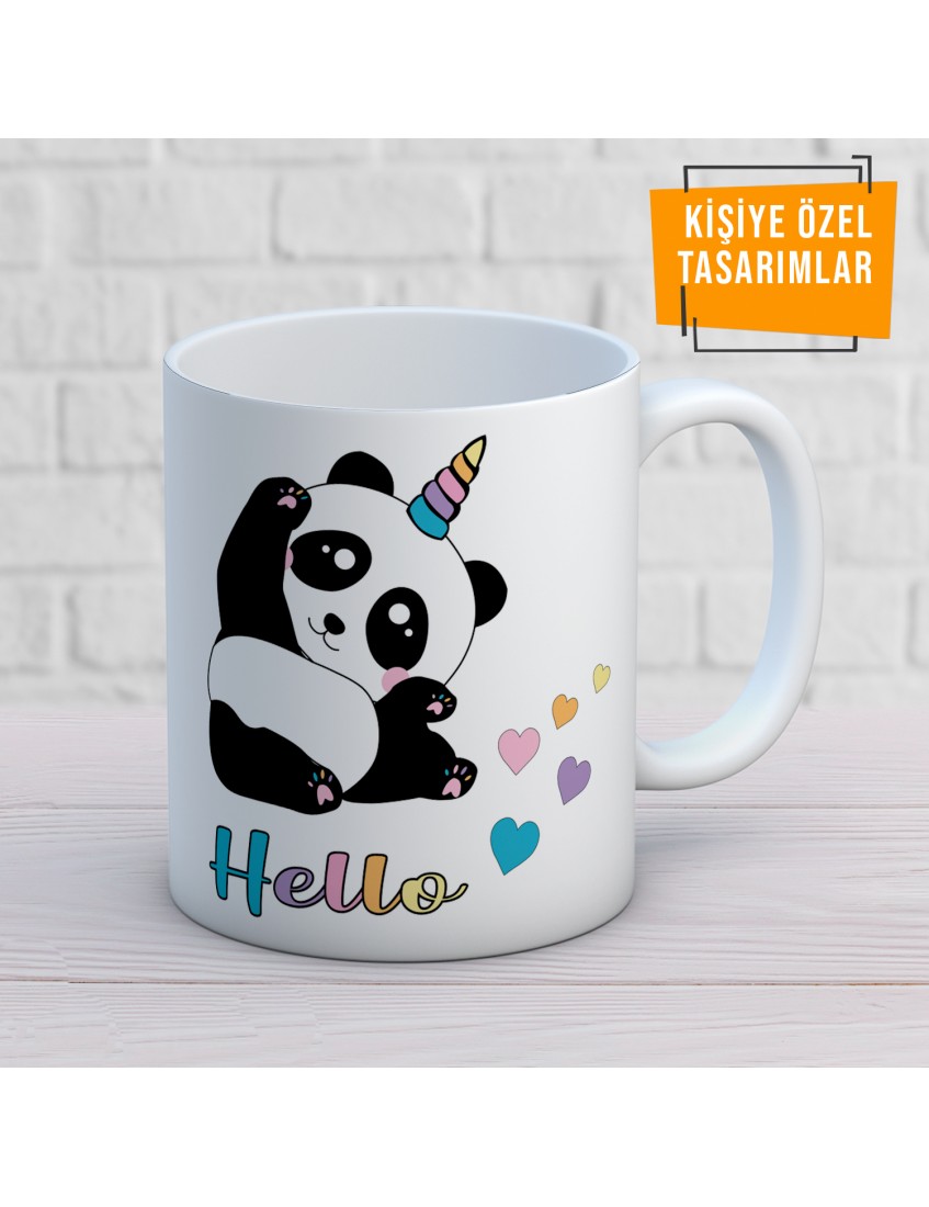 Hello Panda Kupa Bardak Mug
