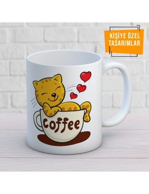  Coffee Love v2  Baskılı Kupa Mug V2