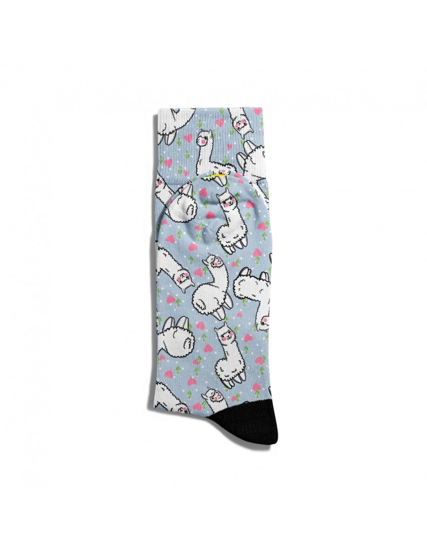 Eğlenceli Çorap Unisex Gri Animal Baskılı Çorap ECSOKET003 Eğlenceli Çorap Unisex Gri Animal Baskılı Çorap ECSOKET003