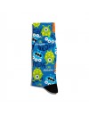 Eğlenceli Çorap Unisex  Monster Party Let's Go Baskılı Çorap ECSOKET012
