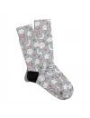 Eğlenceli Çorap Unisex Gri Ay Gökkuşağı Baskılı Çorap ECSOKET015 Eğlenceli Çorap Unisex Gri Ay Gökkuşağı Baskılı Çorap ECSOKET015