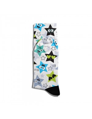 Eğlenceli Çorap Unisex  Cool Star Baskılı Çorap ECSOKET021