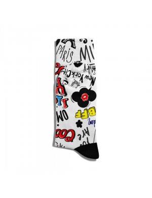 Eğlenceli Çorap Unisex Ny Btf City Baskılı Çorap ECSOKET032 Eğlenceli Çorap Unisex Ny Btf City Baskılı Çorap ECSOKET032