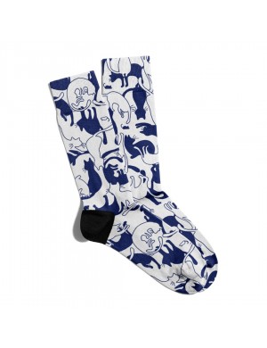 Eğlenceli Çorap Unisex  City Cat Kedi Baskılı Çorap ECSOKET035