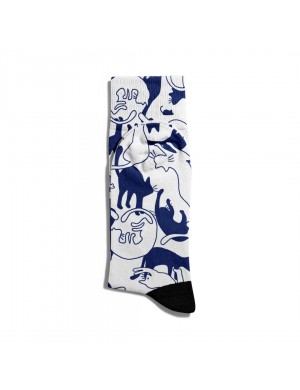 Eğlenceli Çorap Unisex  City Cat Kedi Baskılı Çorap ECSOKET035