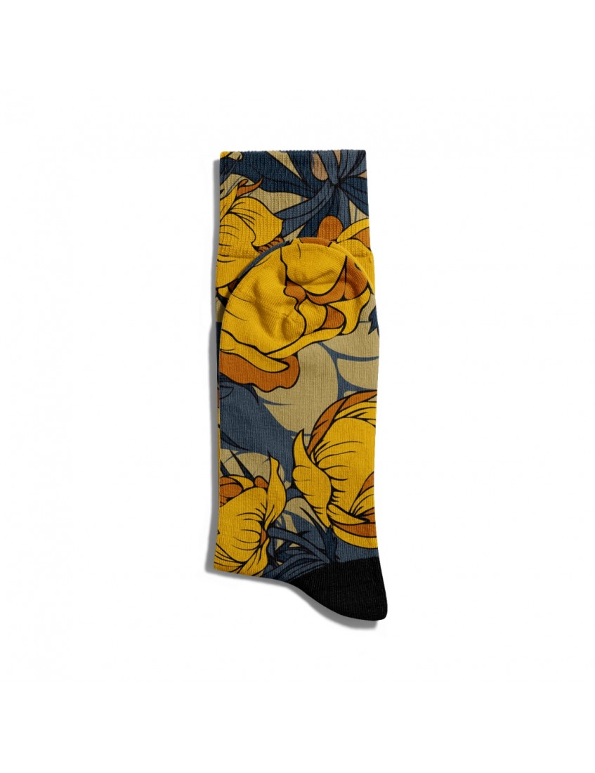 Eğlenceli Çorap Unisex Summer Flower Cicek Baskılı Çorap ECSOKET037 Eğlenceli Çorap Unisex Summer Flower Cicek Baskılı Çorap ECSOKET037