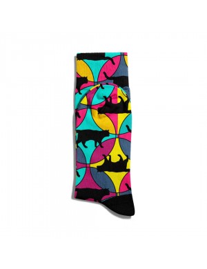 Eğlenceli Çorap Unisex  Black Cat Baskılı Çorap ECSOKET042 Eğlenceli Çorap Unisex  Black Cat Baskılı Çorap ECSOKET042