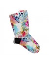 Eğlenceli Çorap Unisex Çiçek Skull Kuru Kafa Baskılı Çorap ECSOKET045