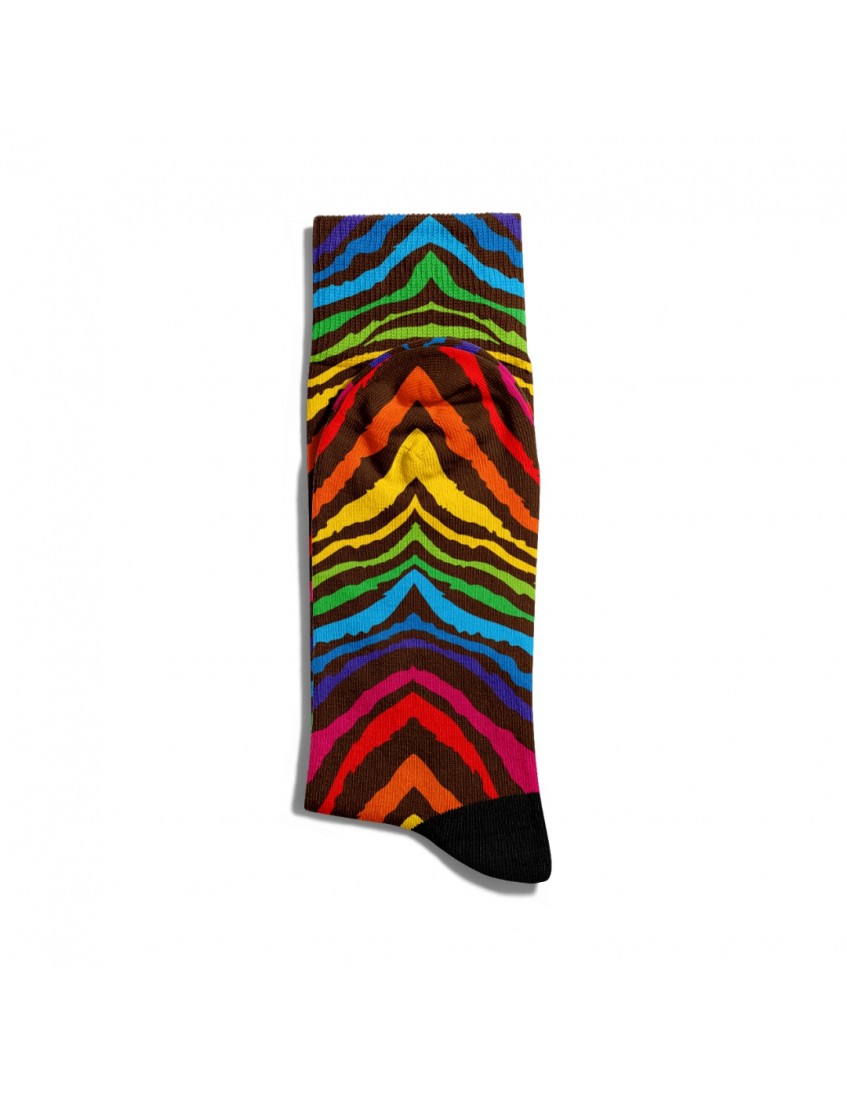 Eğlenceli Çorap Unisex  Renk Geçişi Baskılı Çorap ECSOKET055
