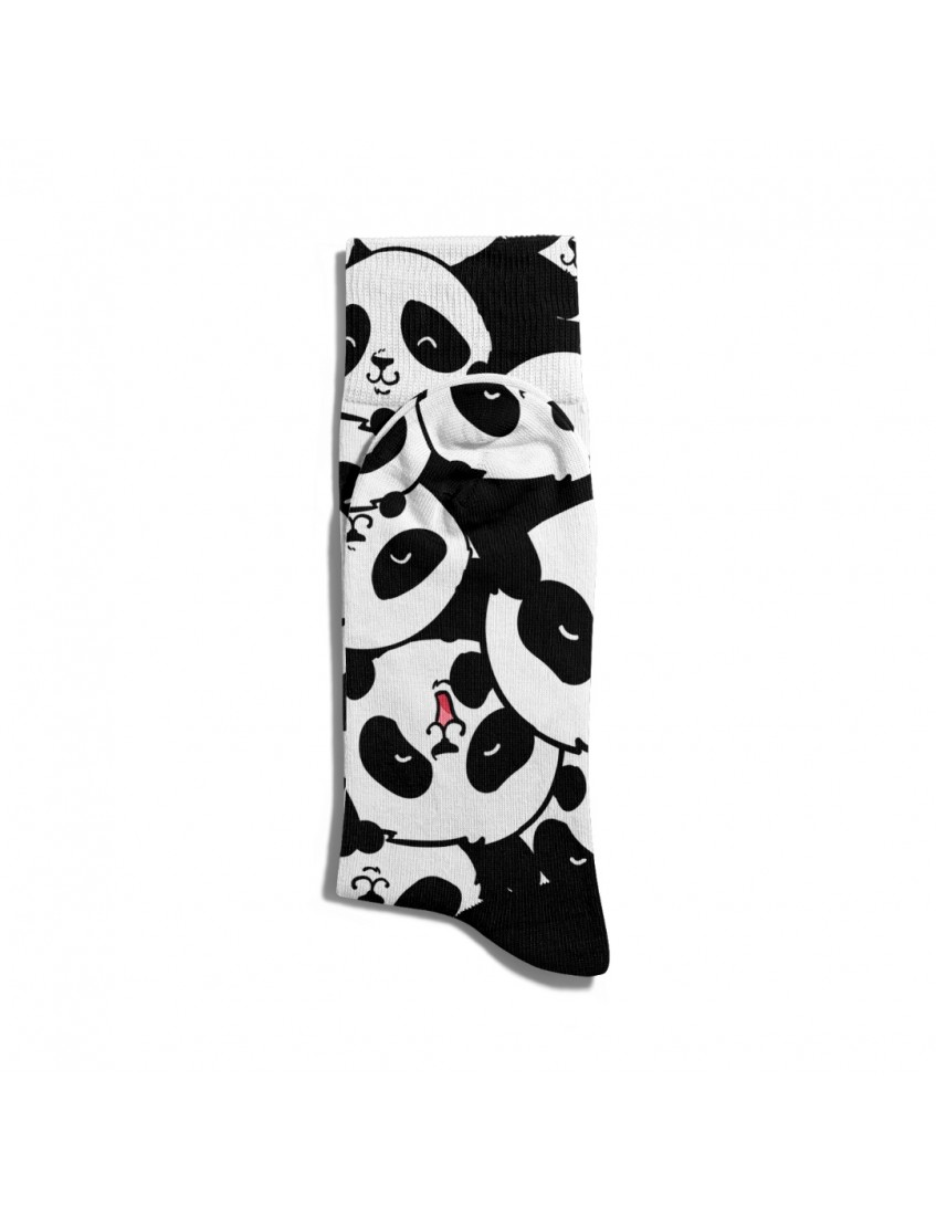 Eğlenceli Çorap Unisex  Sevimli Panda Ps Baskılı Çorap ECSOKET056