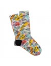 Eğlenceli Çorap Unisex Renkli Balıklar Baskılı Çorap ECSOKET067