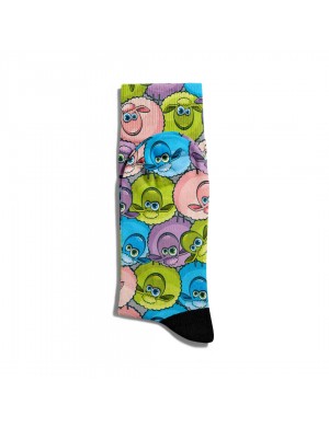 Eğlenceli Çorap Unisex Sevimli Kuzular Renkli Baskılı Çorap ECSOKET087 Eğlenceli Çorap Unisex Sevimli Kuzular Renkli Baskılı Çorap ECSOKET087
