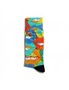 Eğlenceli Çorap Unisex  Dil Çıkaran PopArt Baskılı Çorap ECSOKET096