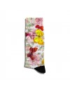 Eğlenceli Çorap Unisex  Flower Kelebek Baskılı Çorap ECSOKET106