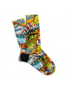 Eğlenceli Çorap Unisex  Woow Splash PopArt Baskılı Çorap ECSOKET115