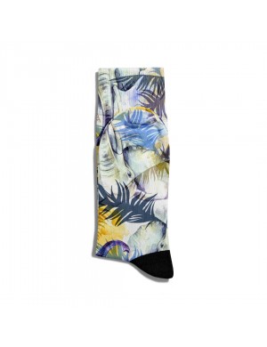 Eğlenceli Çorap Unisex  Fil ve Çicek Yaz Esinti Desen Baskılı Çorap ECSOKET117