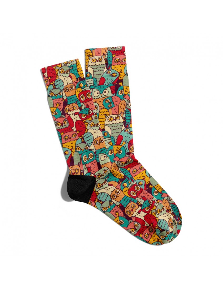 Eğlenceli Çorap Unisex Baykul OWL Baskılı Çorap ECSOKET126 Eğlenceli Çorap Unisex Baykul OWL Baskılı Çorap ECSOKET126