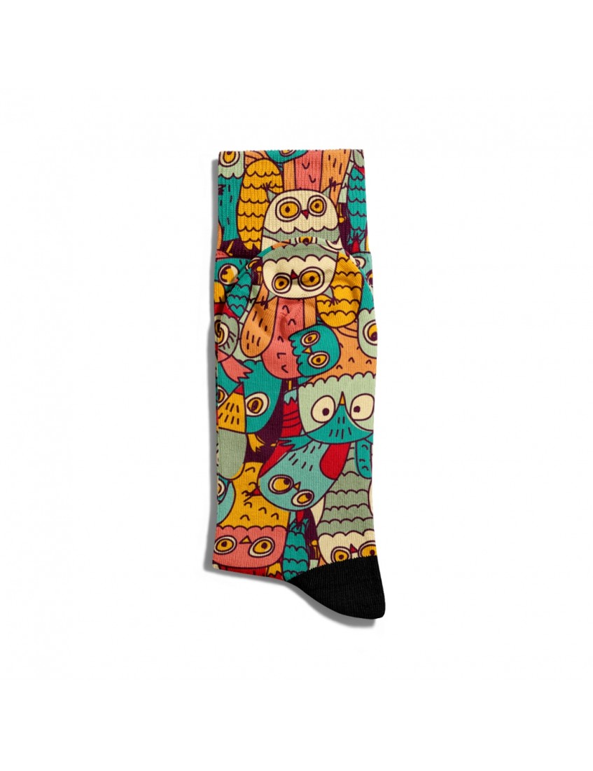 Eğlenceli Çorap Unisex Baykul OWL Baskılı Çorap ECSOKET126 Eğlenceli Çorap Unisex Baykul OWL Baskılı Çorap ECSOKET126