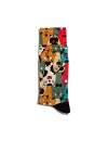 Eğlenceli Çorap Unisex  Renkli Kediler Meoow Baskılı Çorap ECSOKET141